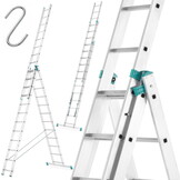 Uitschuifbare ladder - multifunctionele trapladder - 9,30 m