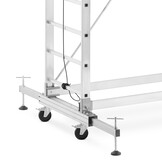 Rolsteiger - uitschuifbare steiger - aluminium - 436 cm