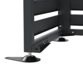 Airco omkasting - ombouw warmtepomp - 100x50cm - RVS - houtlook