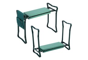 Tuinkrukje - knielbankje tuin - inklapbaar - 59x27x49 cm