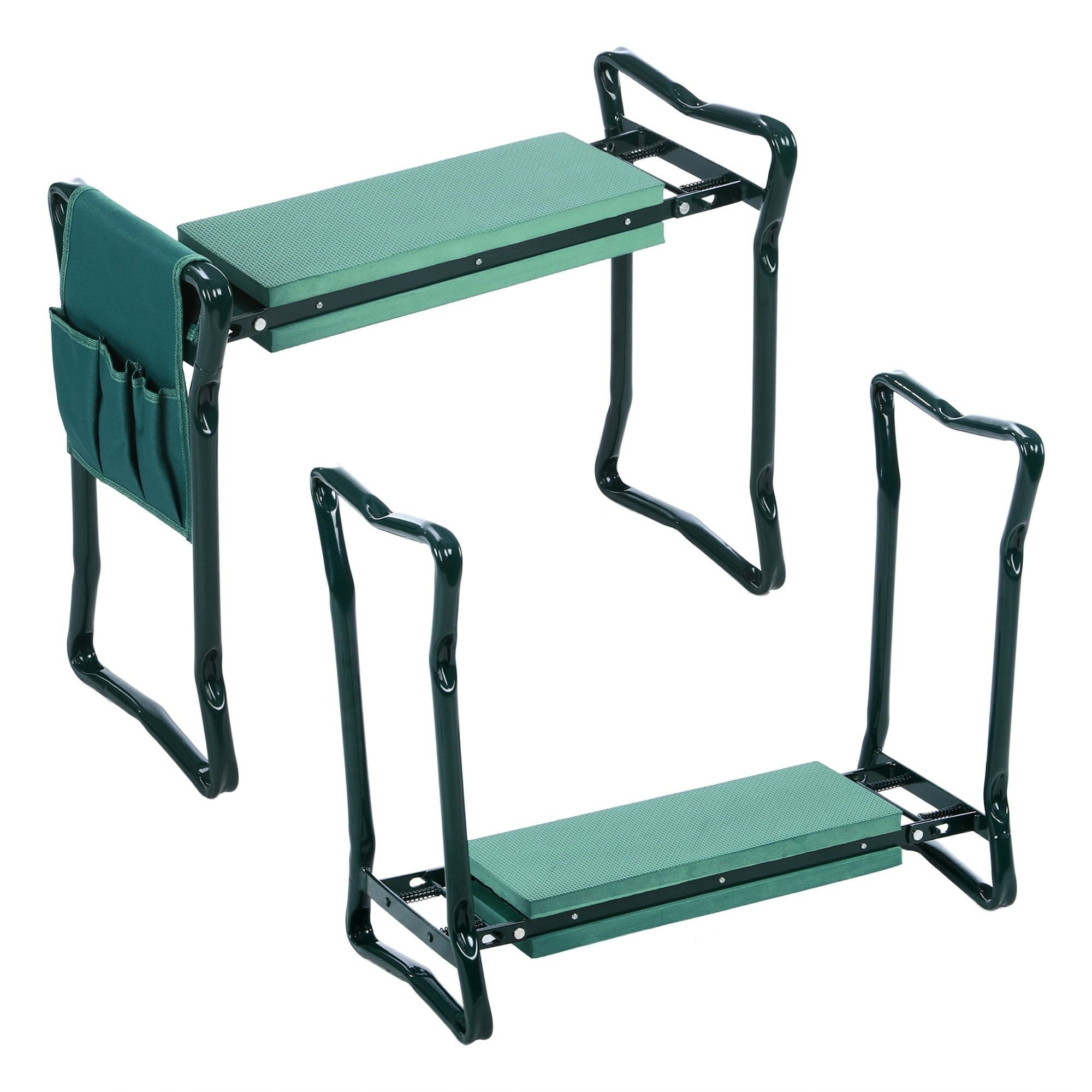 Tuinkrukje - knielbankje tuin - inklapbaar - 59x27x49 cm
