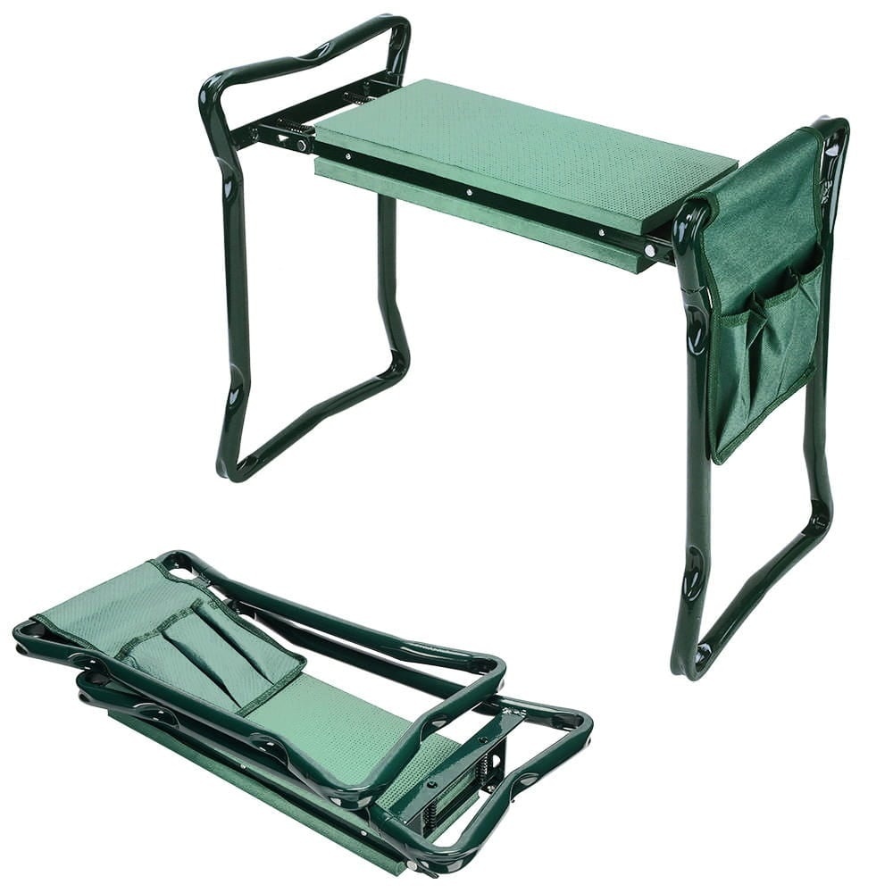 Tuinkrukje - knielbankje tuin - inklapbaar - 59x27x49 cm