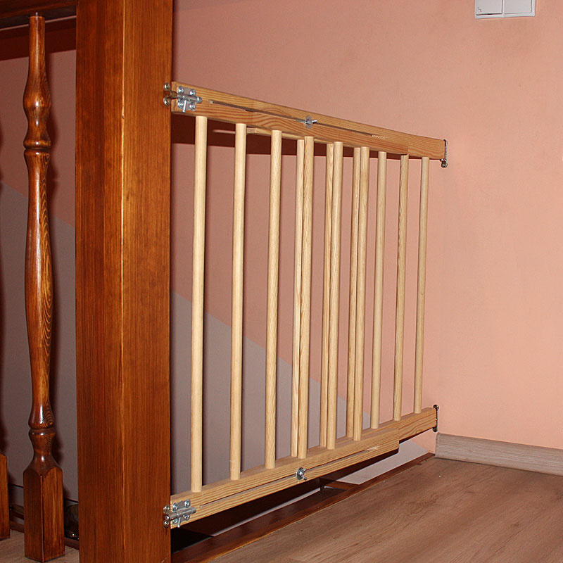 Traphekje - hout - van 72 tot 122 cm breed x 84 cm hoog