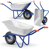 Kruiwagen 140L - verzinkt staal - draagkracht 210 kg