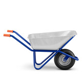 Kruiwagen 140L - verzinkt staal - draagkracht 210 kg