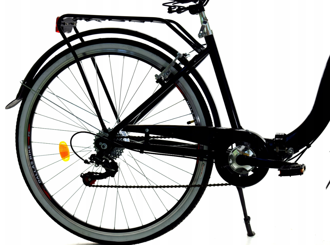 Vouwfiets - 28 inch - met 7 versnellingen - alu - zwart