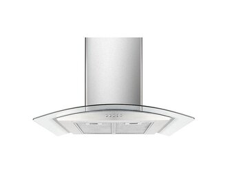Afzuigkap - RVS met gebogen glas – 650 m³/u – 3 standen – LED