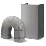 Afzuigkap - RVS met gebogen glas – 650 m³/u – 3 standen – LED