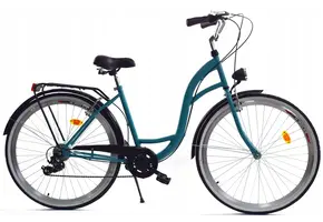 Meisjesfiets - 26 inch - met 7 versnellingen - zeegroen zwart