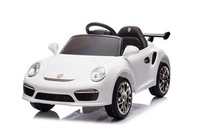 Elektrische kinderauto - Ruf - wit – met Bluetooth en afstandsbediening