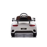 Elektrische kinderauto - Ruf - wit – met Bluetooth en afstandsbediening