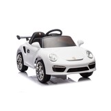 Elektrische kinderauto - Ruf - wit – met Bluetooth en afstandsbediening