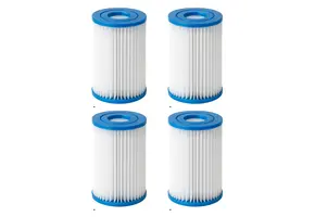 Jilong-Avenli zwembad filters - set van 4 stuks - type 2 pomp - tot 3028 liter per uur