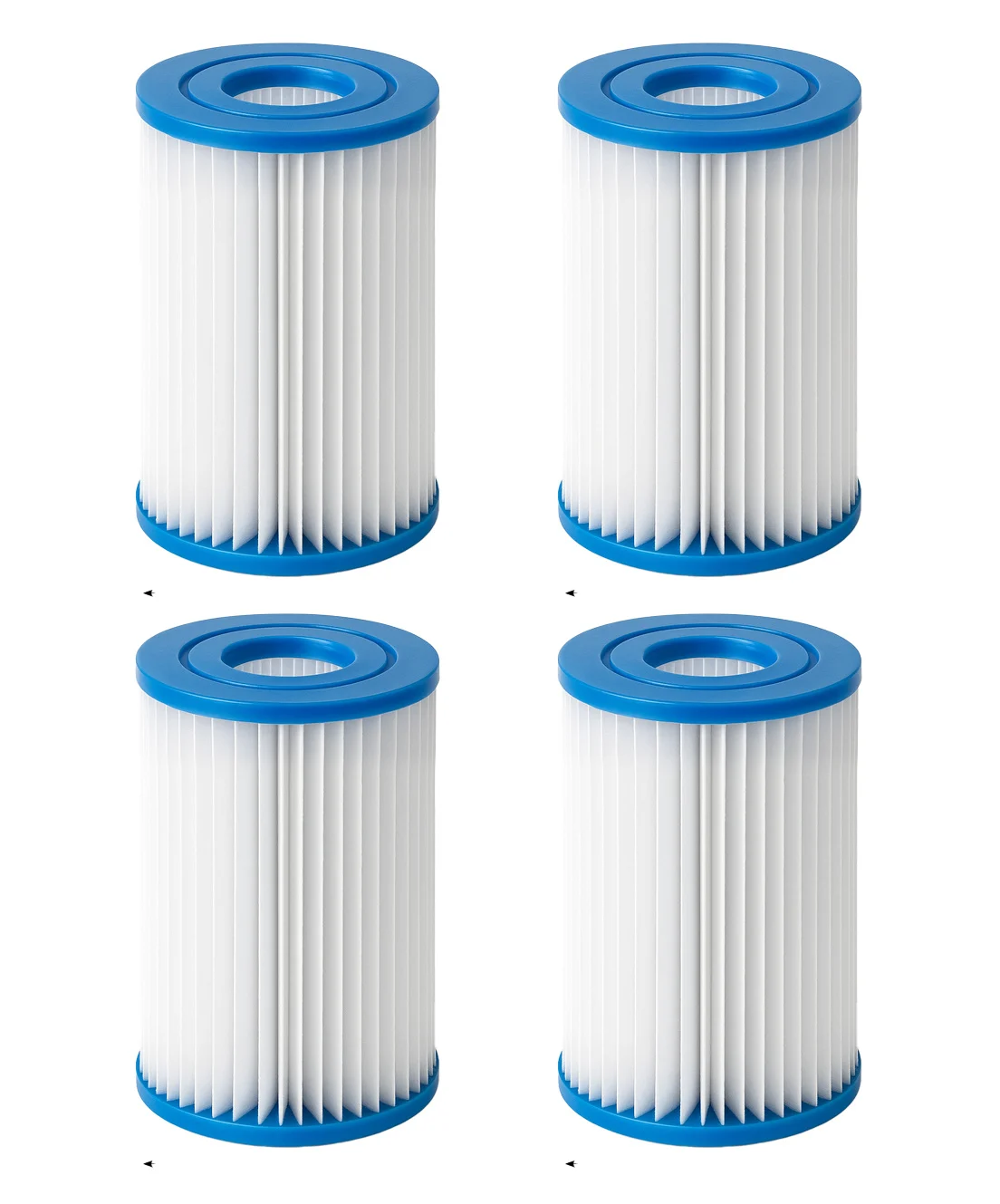 Jilong-Avenli zwembad filters - set van 4 stuks - type 2 pomp - tot 3028 liter per uur