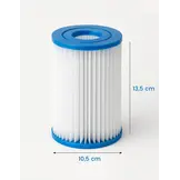 Jilong-Avenli zwembad filters - set van 4 stuks - type 2 pomp - tot 3028 liter per uur