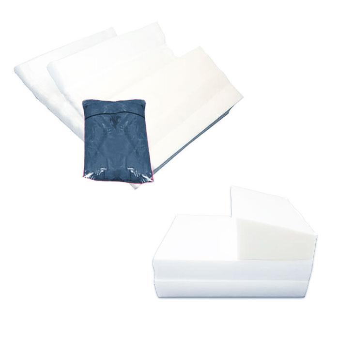 Luxe logeermatras - navy blauw - camping matras - reismatras - opvouwbaar matras - 200 x 70 x 15 - met kussens