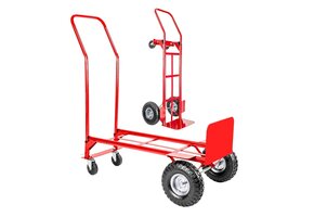 Steekwagen - plateauwagen - luchtbanden - 250 kg draagvermogen