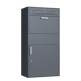 Pakketbrievenbus groot - 150 cm - staal - antraciet