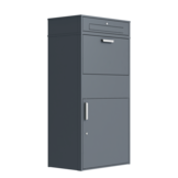 Pakketbrievenbus groot - 150 cm - staal - antraciet