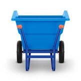 Kruiwagen 300L - kunststof kiep bak - tot 300 kg - luchtbanden