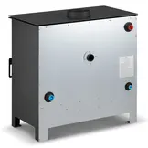 CV Houtkachel - staal - vrijstaand - 26kw