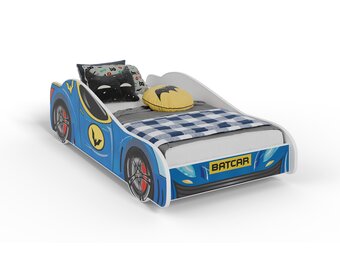 Kinderbed - batmobiel - 160x80 cm - met matras