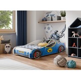 Kinderbed - batmobiel - 140x70 cm - met matras