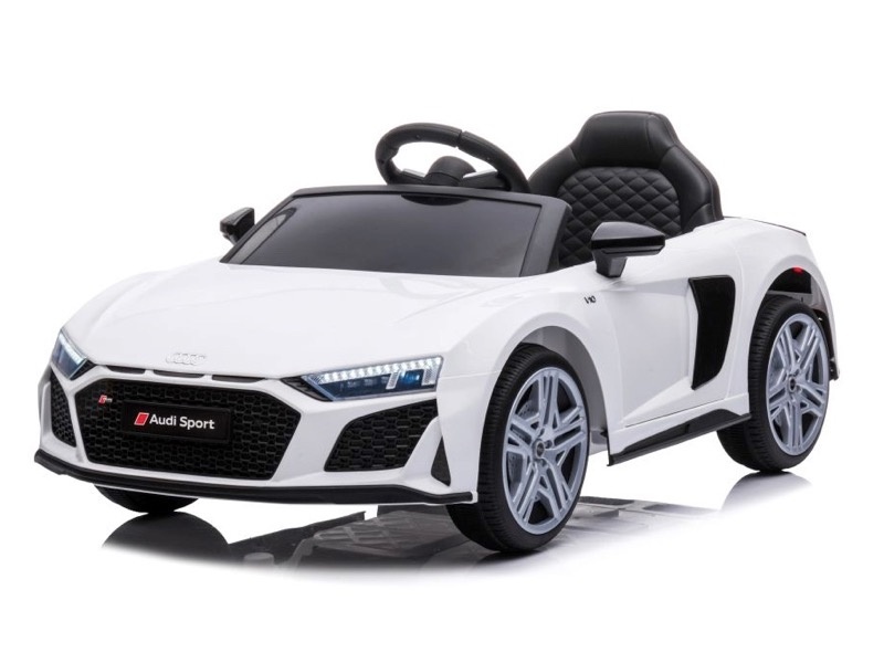 Realistische Audi R8 Sport Elektrische Kinderauto met MP3-Speler - Wit