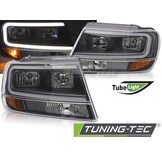 Koplampen Chrysler Jeep Grand Cherokee 99-05 Tube Light Zwart