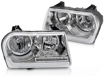 Koplampen Chrysler 300 05-08 Tube Light Chroom Set