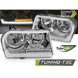 Koplampen Chrysler 300 05-08 Tube Light Chroom Set