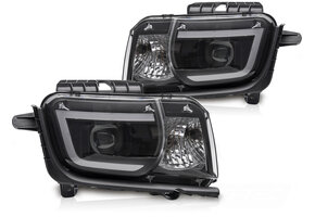 Koplampen Chevrolet Camaro 09-13 LED Tube Licht Zwart