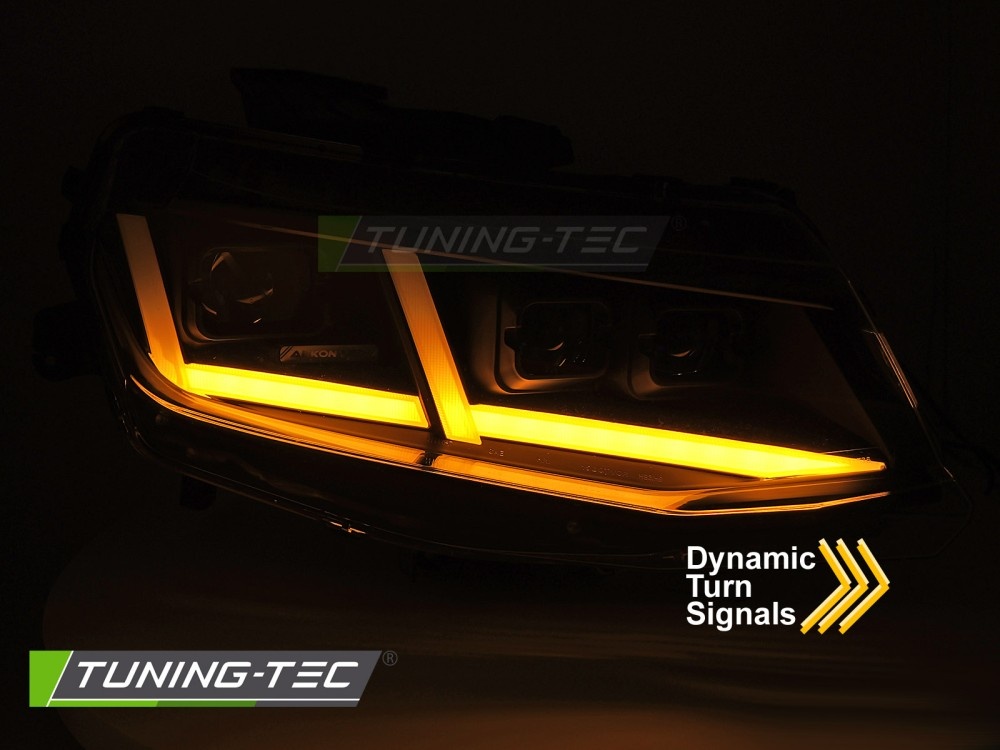 Koplampen Chevrolet Camaro 16-18 Full LED Zwart