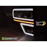 Koplampen FORD F150 MK12 08-14 LED DRL SEQ Zwart
