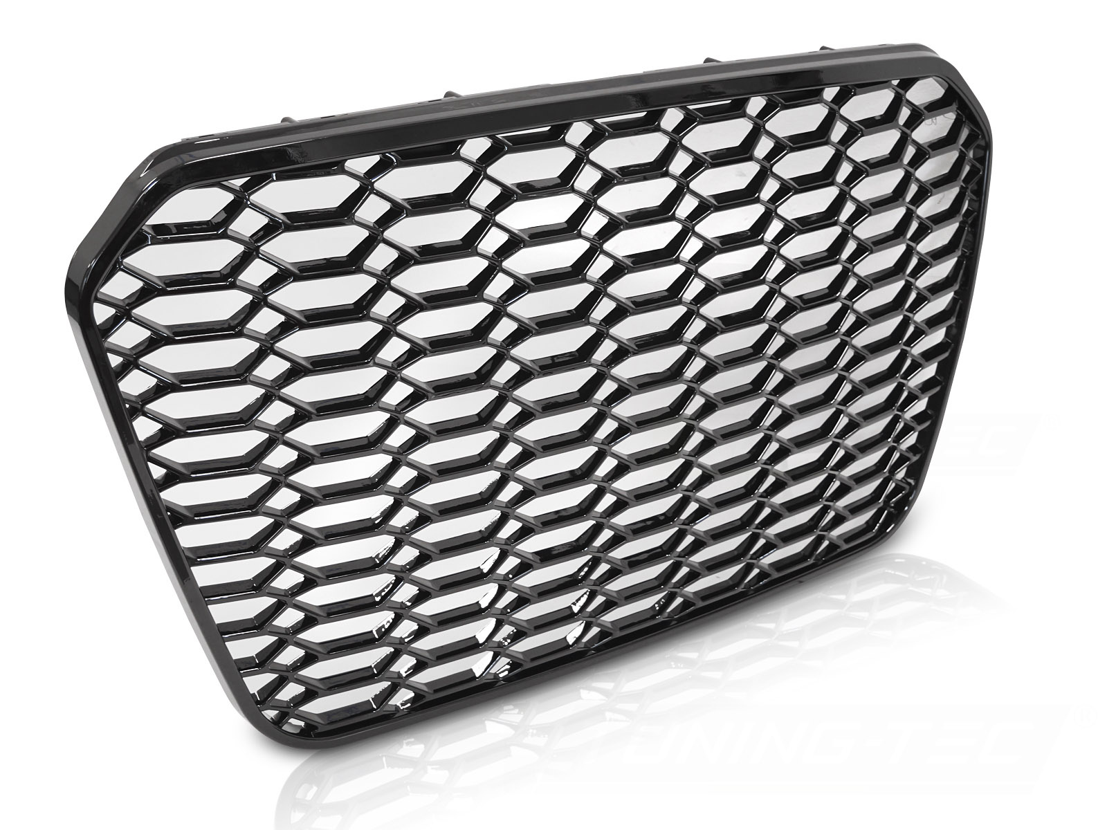 Grille Sport Hoogglans Zwart geschikt voor AUDI A6 C7 2011-2014