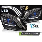 Full LED Koplampen Zwart geschikt voor Mercedes W205 14-21