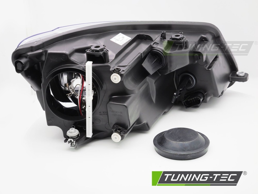 Koplamp Links Zwart H4 TYC voor VW Caddy (2011-2014)