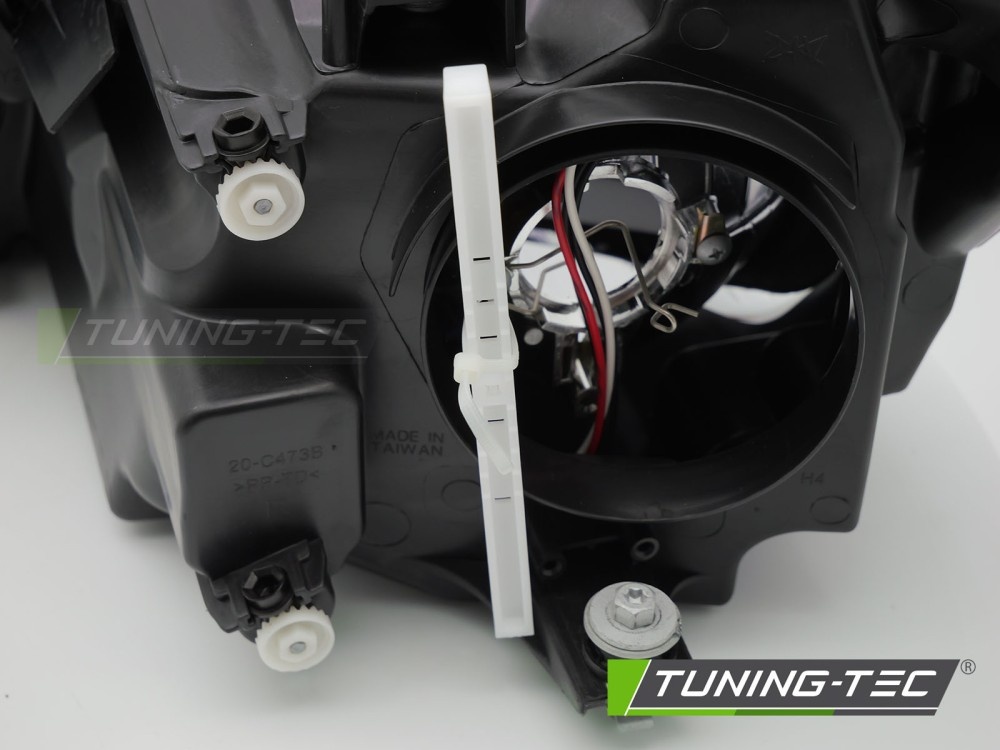 Koplamp Links Zwart H4 TYC voor VW Caddy (2011-2014)