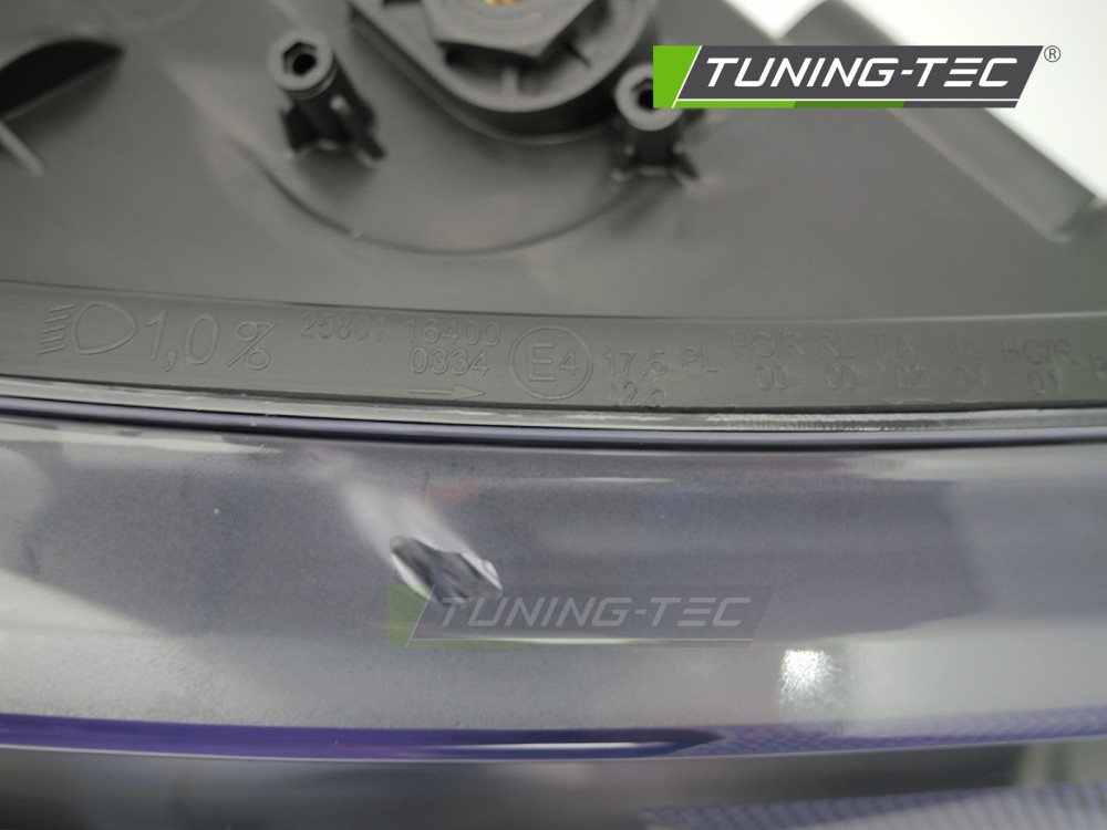 Koplamp Links Zwart H4 TYC voor VW Caddy (2011-2014)