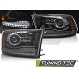Koplampen Dodge Ram 09-18 Zwart