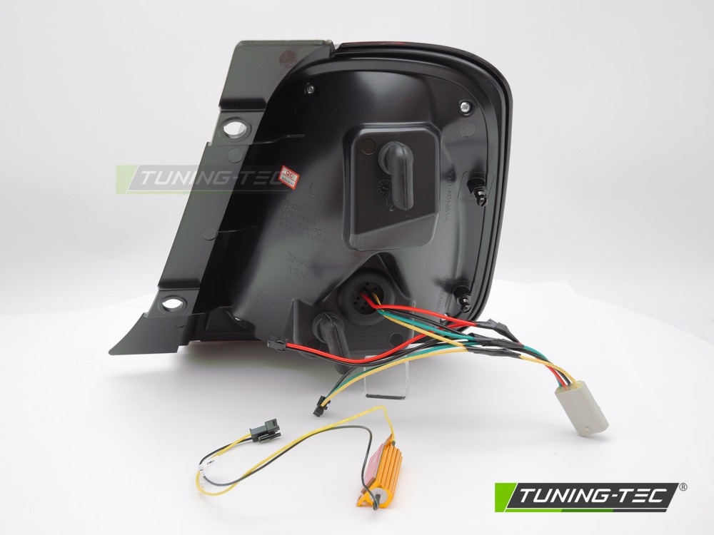 Achterlichten LED BAR Wit voor FIAT 500 (15-20)