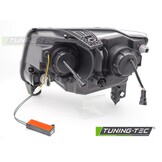 Koplampen Zwart met Tube Light voor Jeep Grand Cherokee 2011-2013