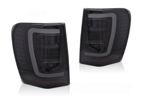 Achterlichten CHRYSLER JEEP GRAND CHEROKEE 99-05 Zwart Smoke LED