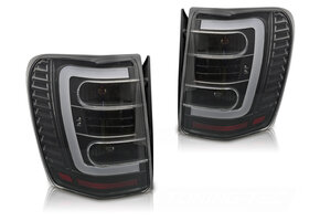 Achterlichten LED Zwart Helder voor Chrysler Jeep Grand Cherokee 99-05