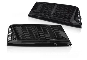 Mistlampkap Glanzend Zwart voor Audi A4 B9 2015-2019