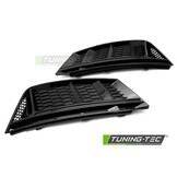 Mistlampkap Glanzend Zwart voor Audi A4 B9 2015-2019