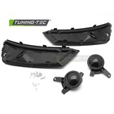 Mistlampkappen Glanzend Zwart voor Audi A4 B9 (2015-2019)