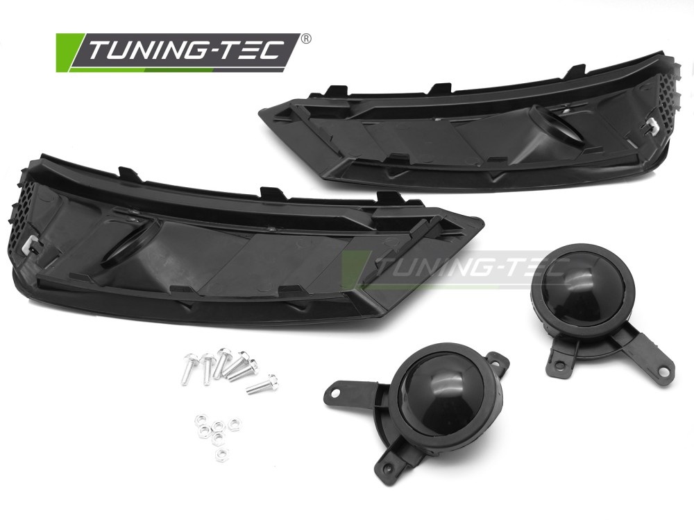 Mistlampkappen Glanzend Zwart geschikt voor Audi A4 B9 (2015-2019)