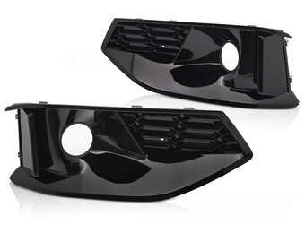 Mistlichtkap Glanzend Zwart voor AUDI A4 B9 20-24