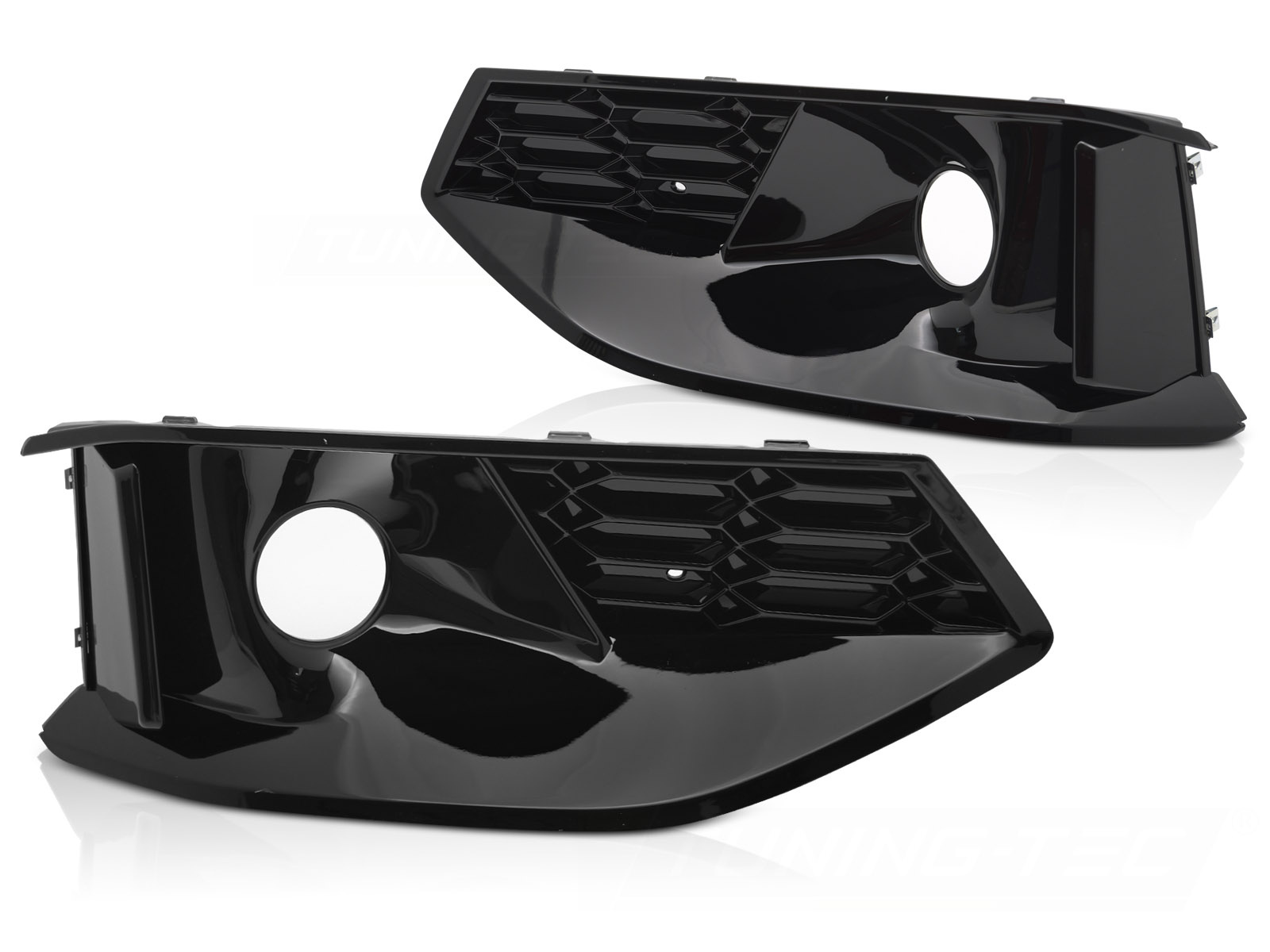 Mistlichtkap Glanzend Zwart geschikt voor AUDI A4 B9 20-24